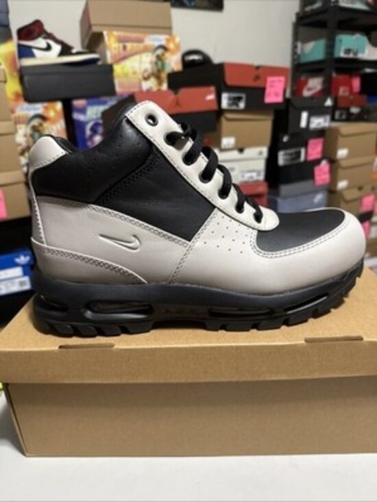 Nike Air Max Goadome Boots Black Light Bone Hiking Boots Men’s Size 10 New main image 5